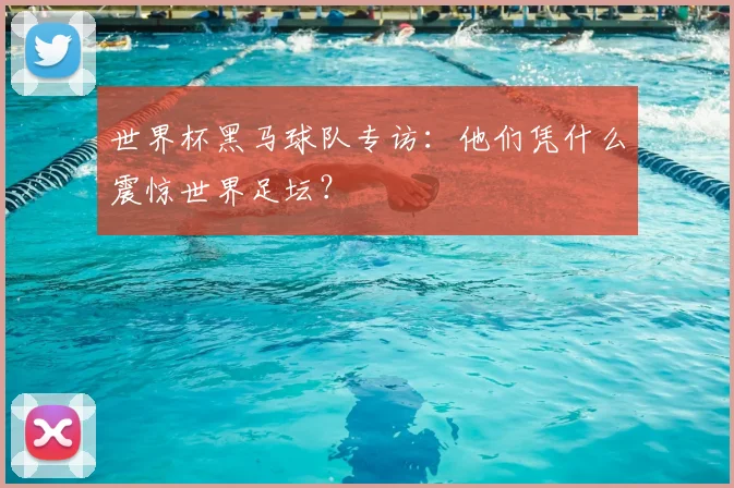 世界杯黑马球队专访:他们凭什么震惊世界足坛?